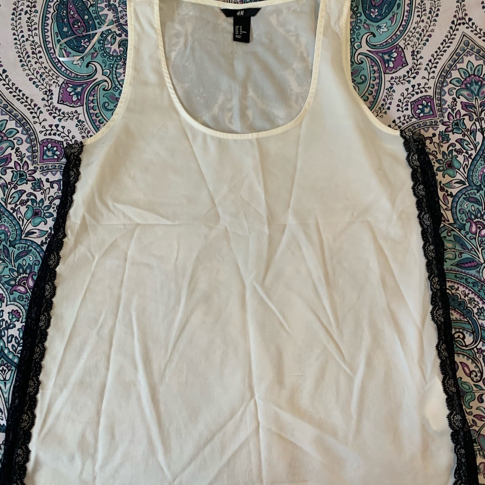 H&M Tank with lace detail